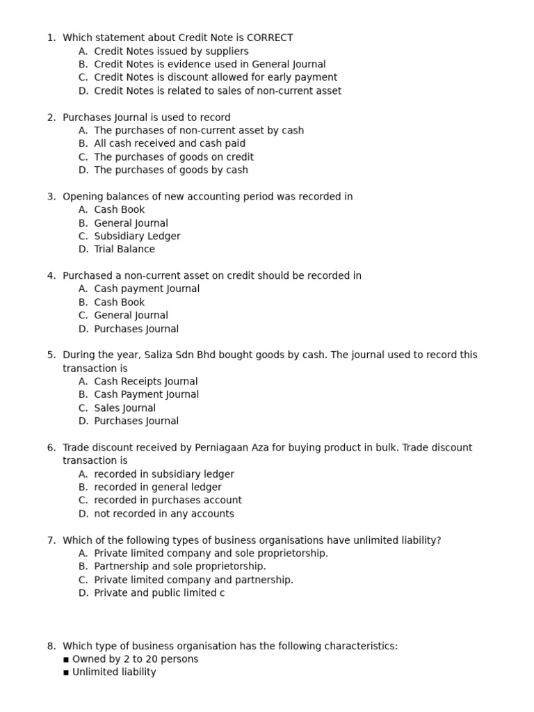 Accounting Concepts and Journal Entries Guide | PDF | Debits And ...