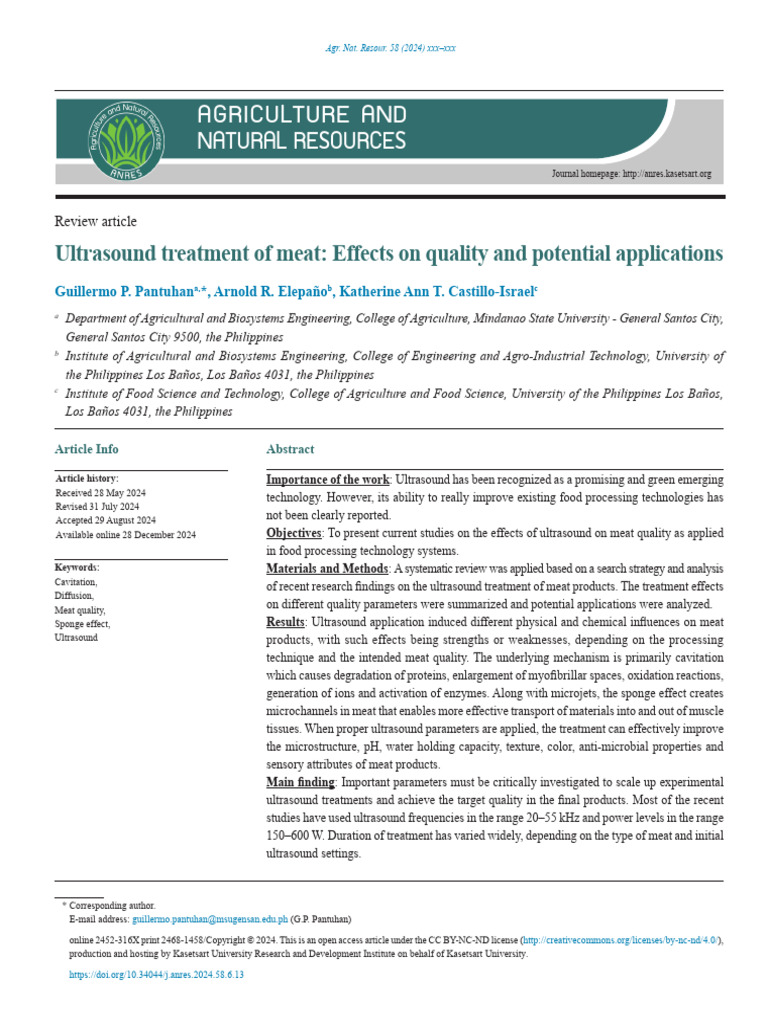 Article | PDF | Ultrasound | Sound