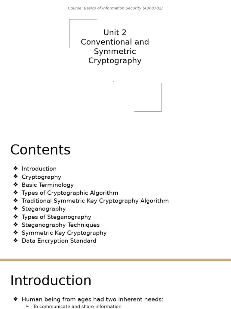 Symmetric Cryptography Basics Explained | PDF | Cryptanalysis ...