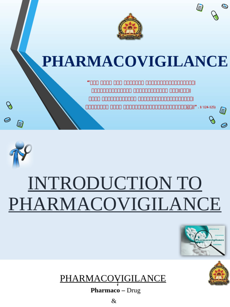Introduction to Pharmacovigilance | PDF | Pharmacovigilance | Phases Of ...