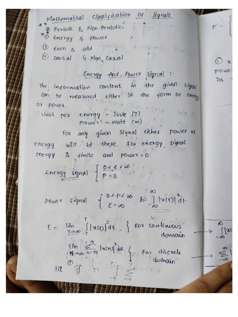 Classification of Signals | PDF