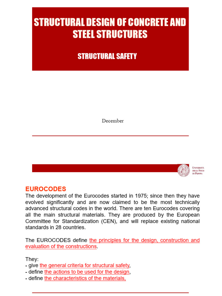 Eurocodes for Structural Safety Design | PDF | Strength Of Materials ...
