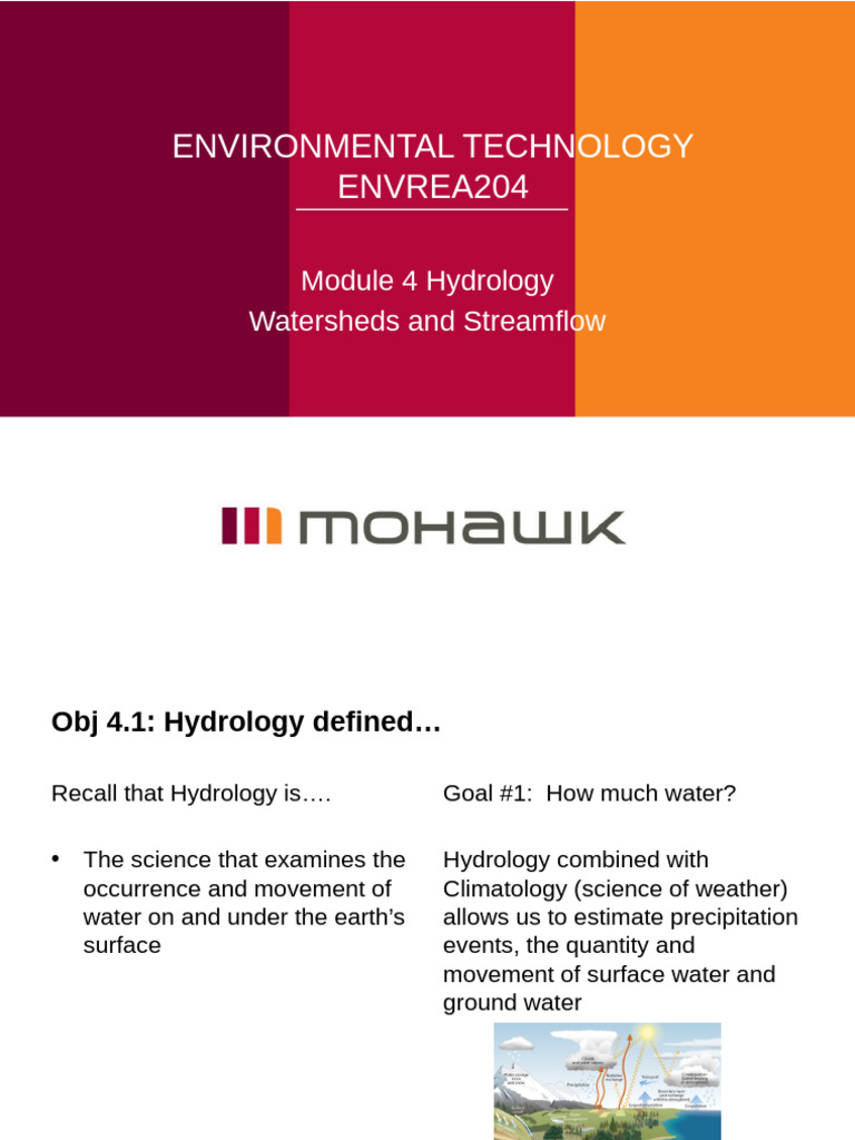 Hydrology+Powerpoint+3 | PDF | Drainage Basin | Stream