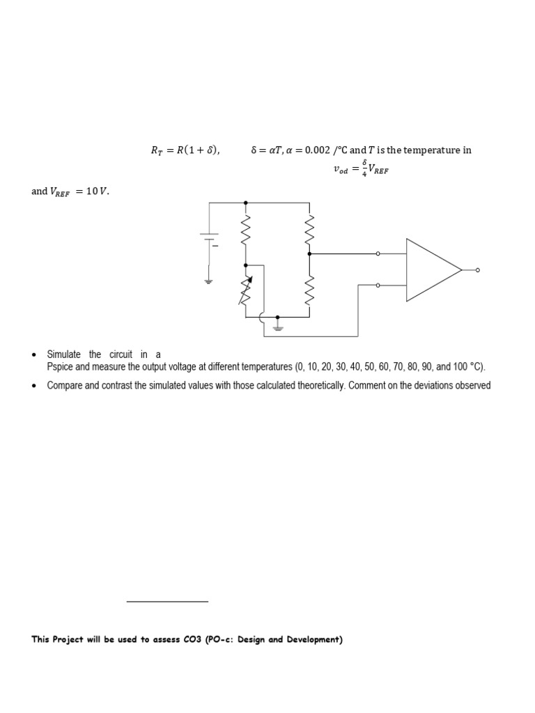 Digital Thermometer Circuit Project | PDF | Temperature | Celsius