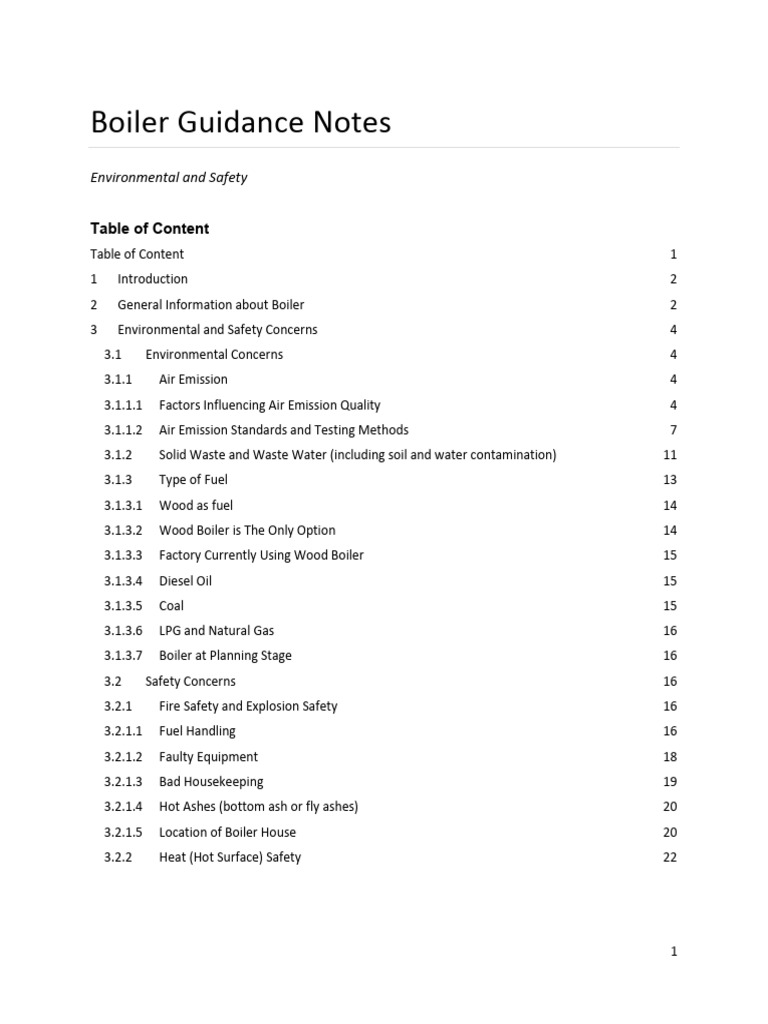 Boiler Environmental and Safety Guidelines | PDF | Combustion | Boiler