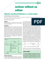 Perfluorotriethylamine as Green Solv