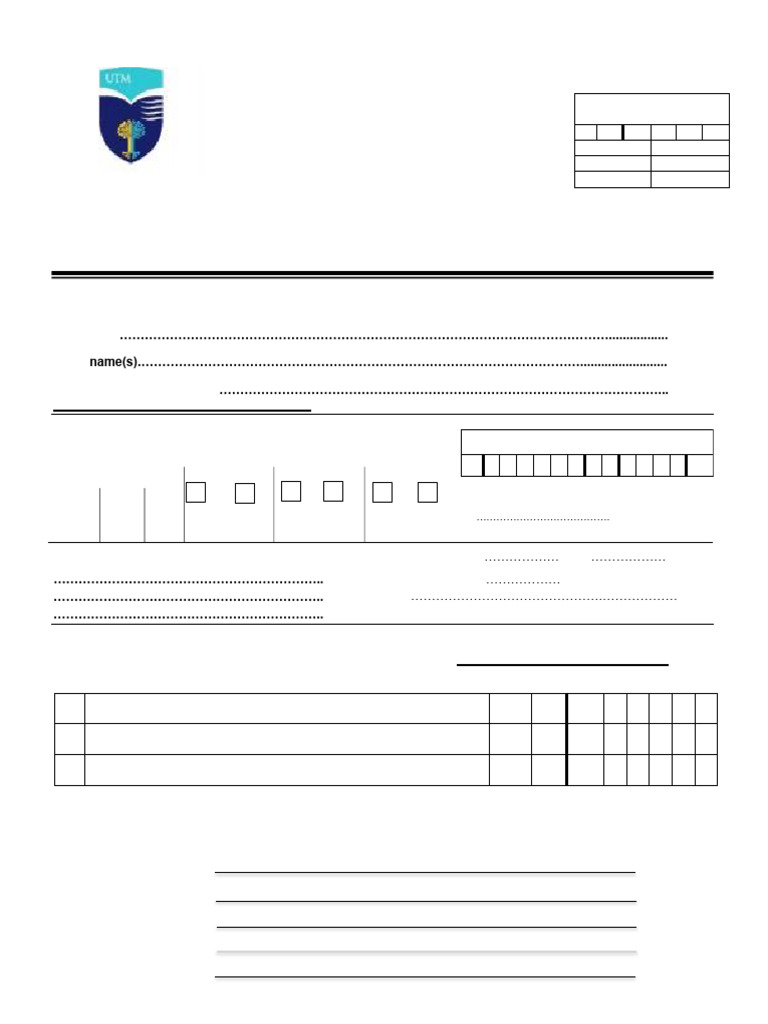 Admission Application Form 2025 | PDF | Identity Document