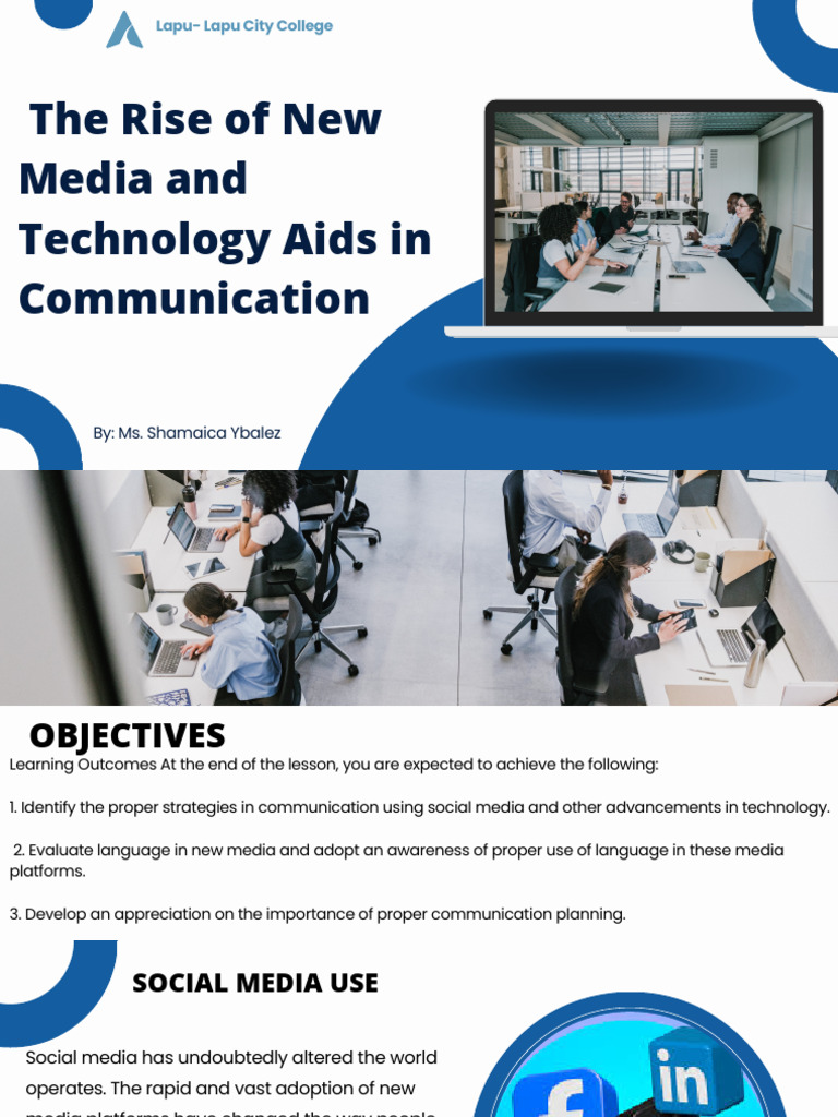 The Rise of New Media and Technology Aids in Communication | PDF ...