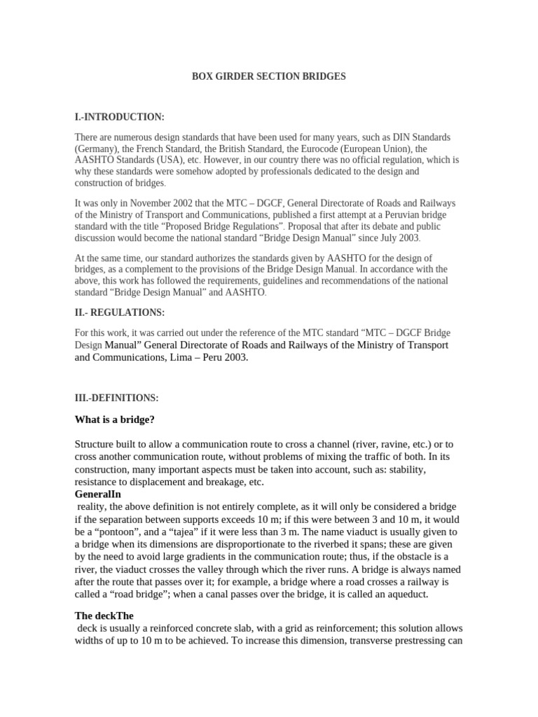 Beam Bridge Report Pdf Beam Structure Bridge