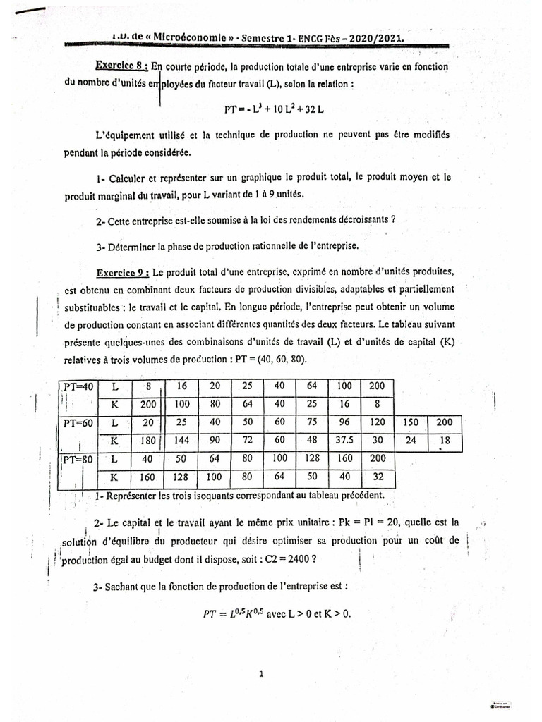 TD 2 Corrigé | PDF