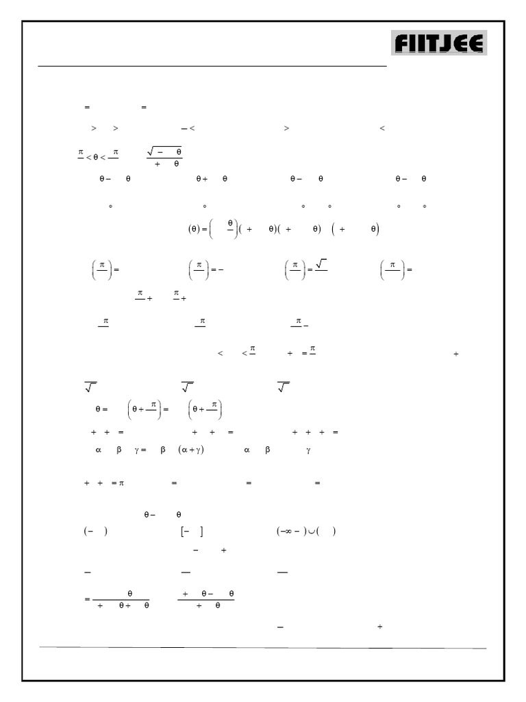 01.+SR+Revision-2+Mains+Trigonometric+Ratios Maths+CPP+ (MBR) | PDF ...