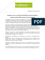 Déclaration Tramway Bamako Enquête - 20022012