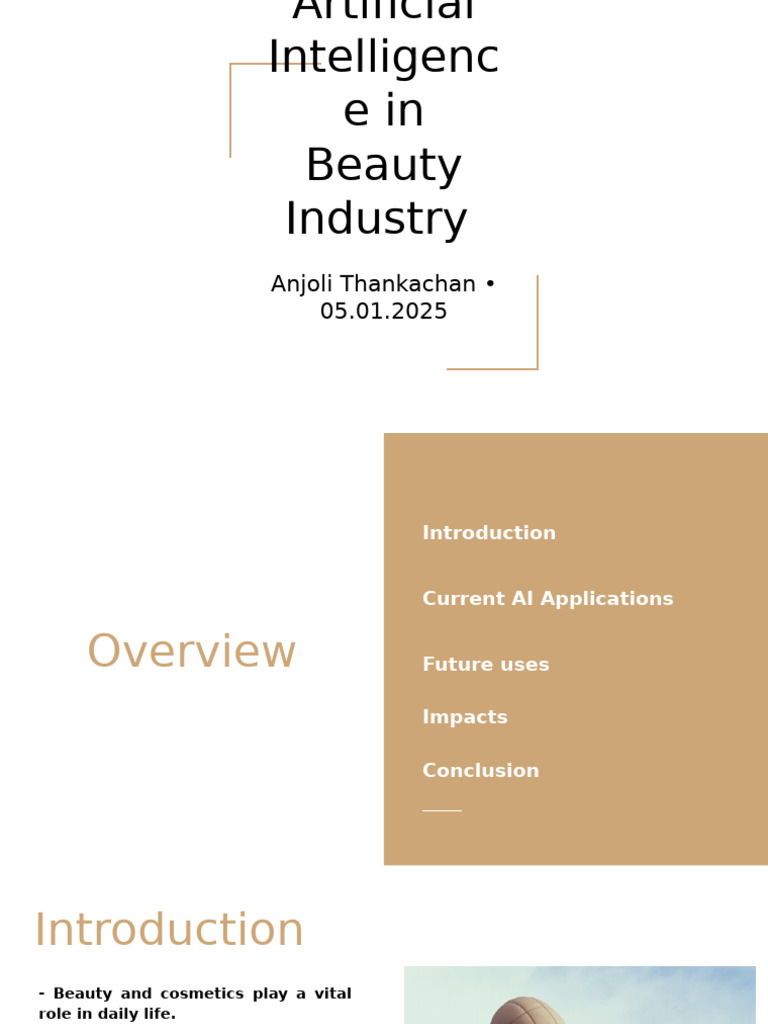 AI Transforming the Beauty Industry | PDF | Artificial Intelligence ...