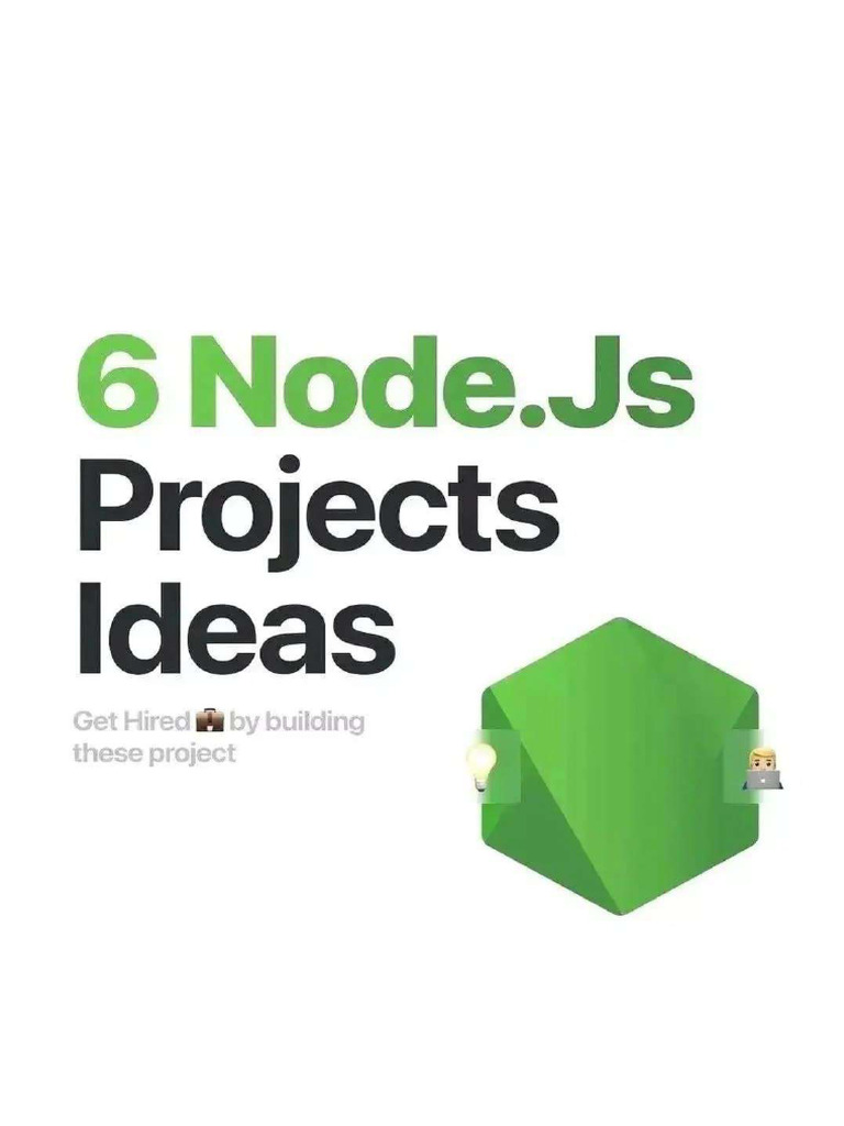 ? 6 Node - Js Project Ideas For Beginners ? | PDF
