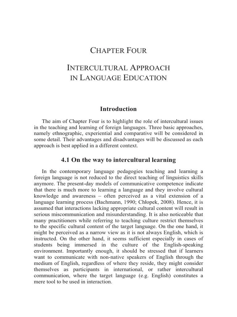 Intercultural Approaches in Language Teaching | PDF | Experience | Learning
