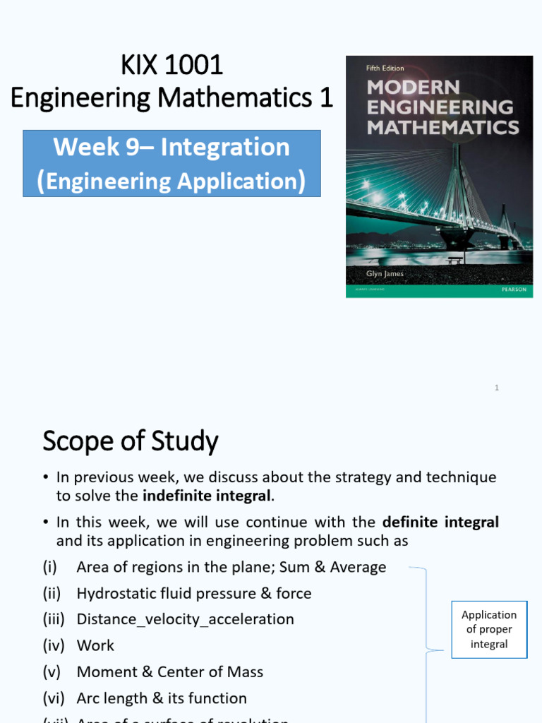Engineering Mathematics: Integration Applications | PDF | Integral ...