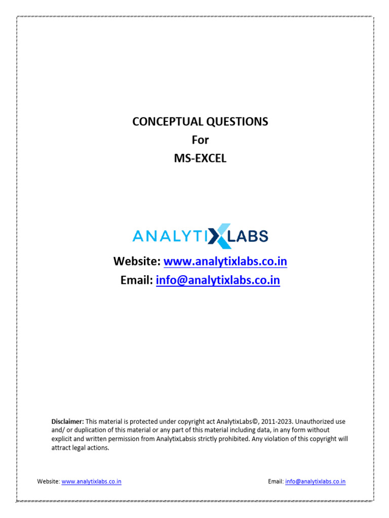 MS Excel - 1688813628977 | PDF | Microsoft Excel | Computing