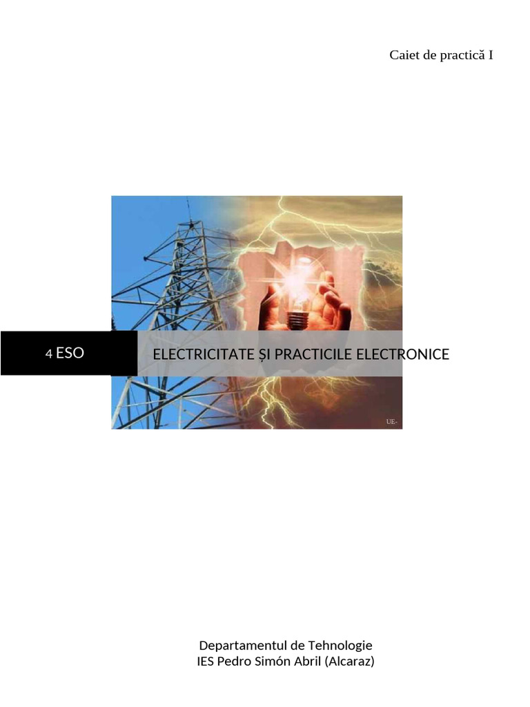4º E.S.O. Practici de Electricitate Și Electronică | PDF