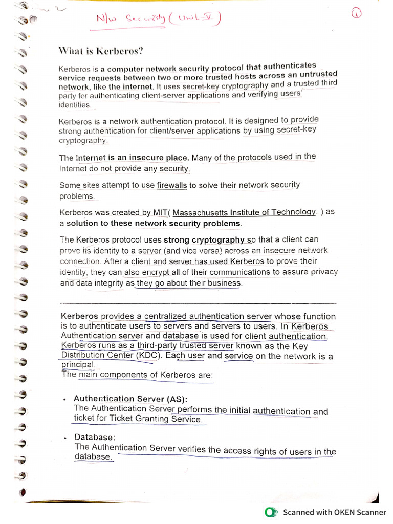 Network Security Unit 5 | PDF