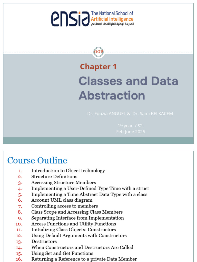 Object-Oriented Programming Concepts | PDF | Class (Computer ...