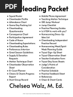 NFHS Cheerleading Manual 2025 Guidelines | PDF | Clothing | Cheerleading