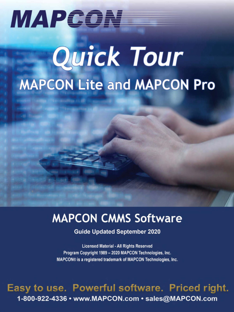 Mapcon Quick Tour 711 | PDF | Software | Computing
