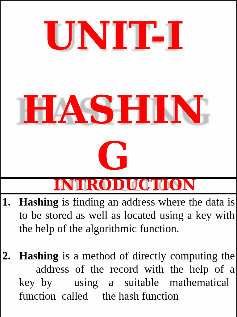 Understanding Hash Tables and Functions | PDF | Computer Science ...