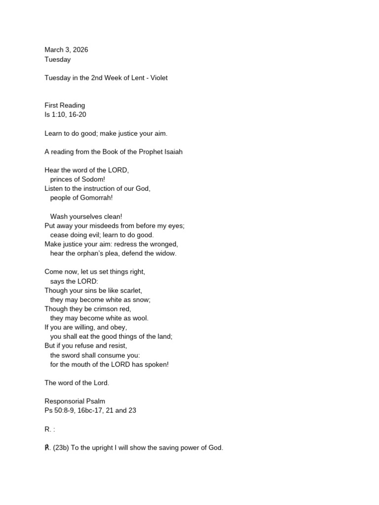 March 3 2026 Pdf Jesus Religious Belief And Doctrine