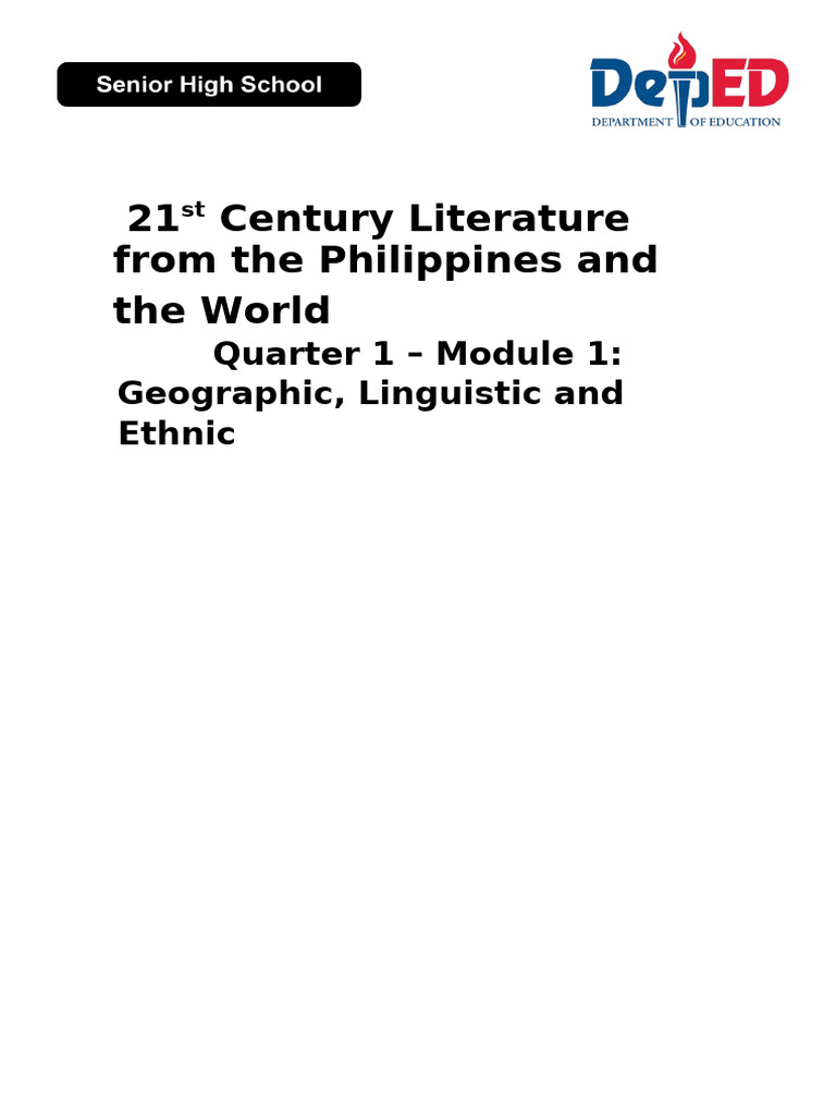21st Module 1 Pdf Philippines