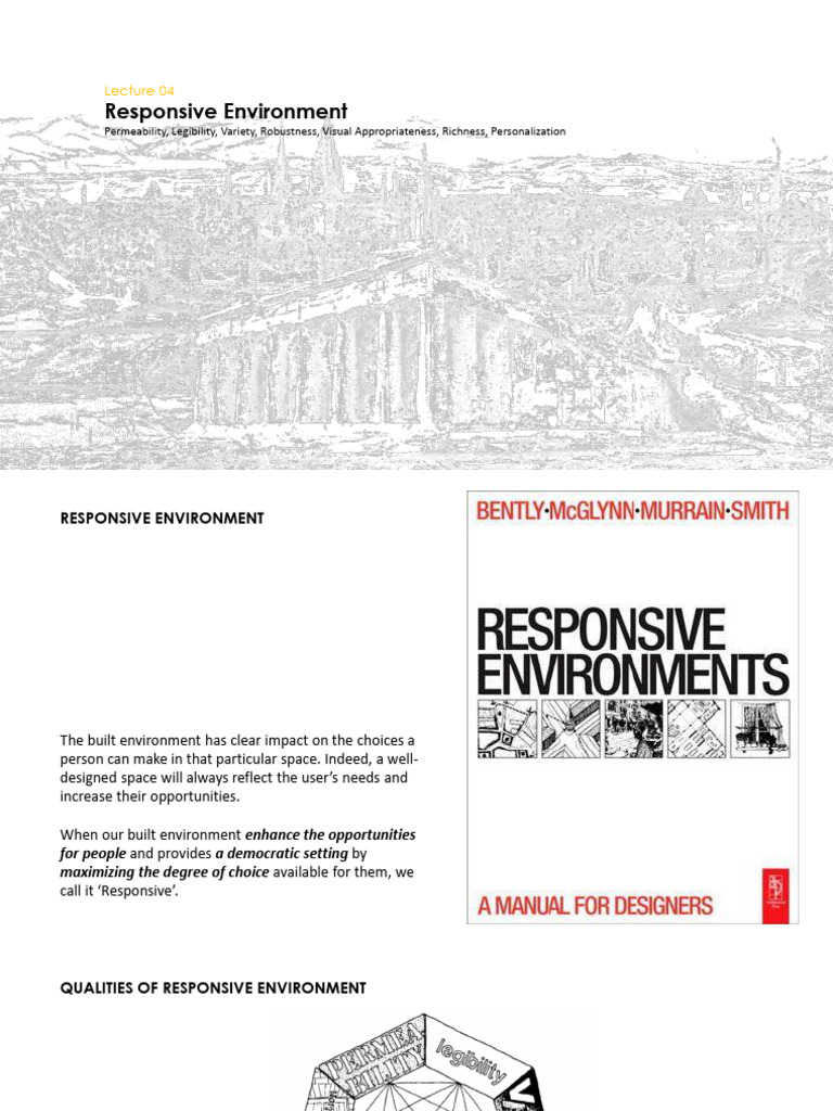 Key Qualities of Responsive Environments | PDF | Senses | Cognitive Science