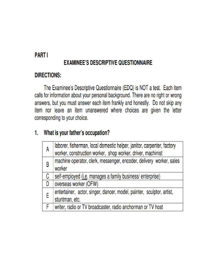 Sample Edq 1 | PDF