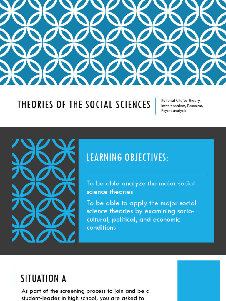 Theories of The Social Sciences II | PDF | Unconscious Mind | Institution
