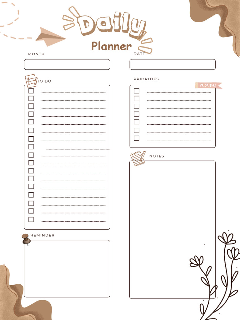 Daily Planner | PDF