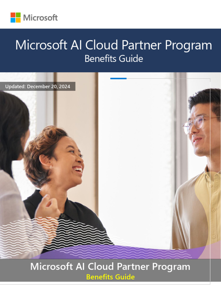 Microsoft Ai Cloud Partner Program Benefits Guide Dec 2024 Update Pdf