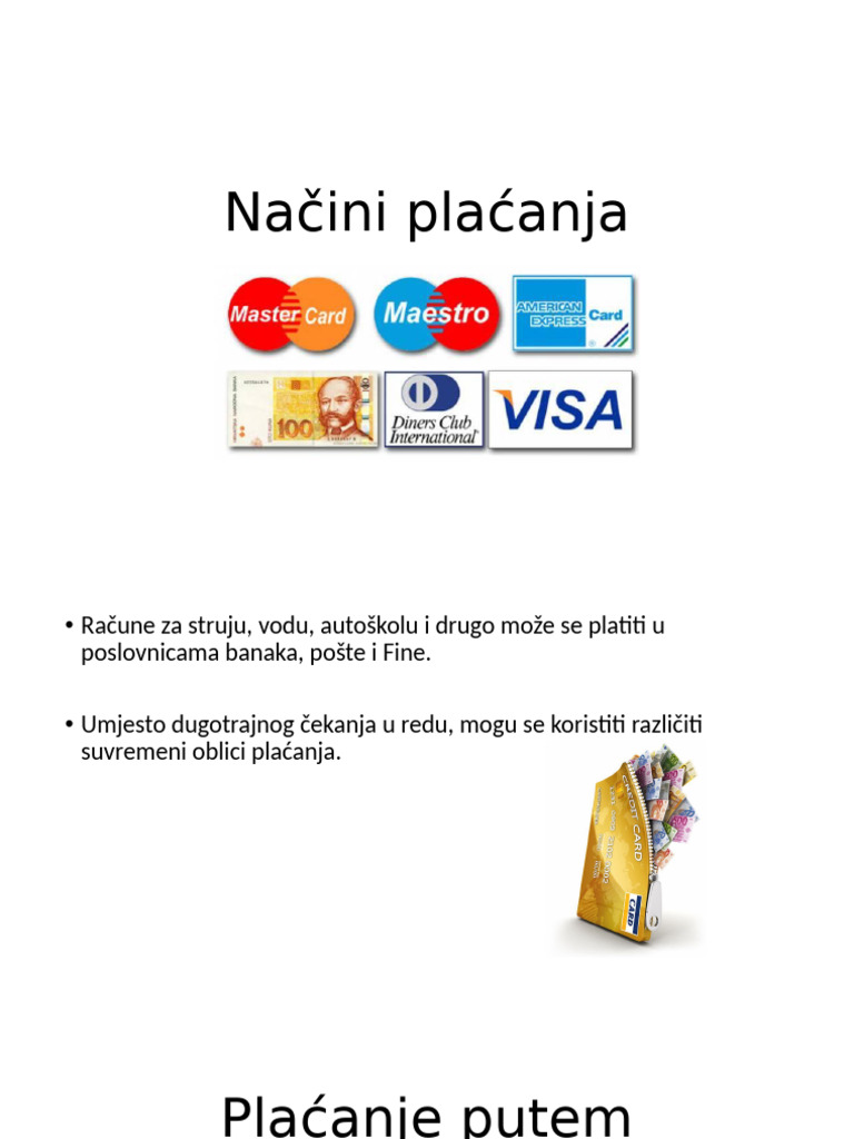 Načini Plaćanja | PDF