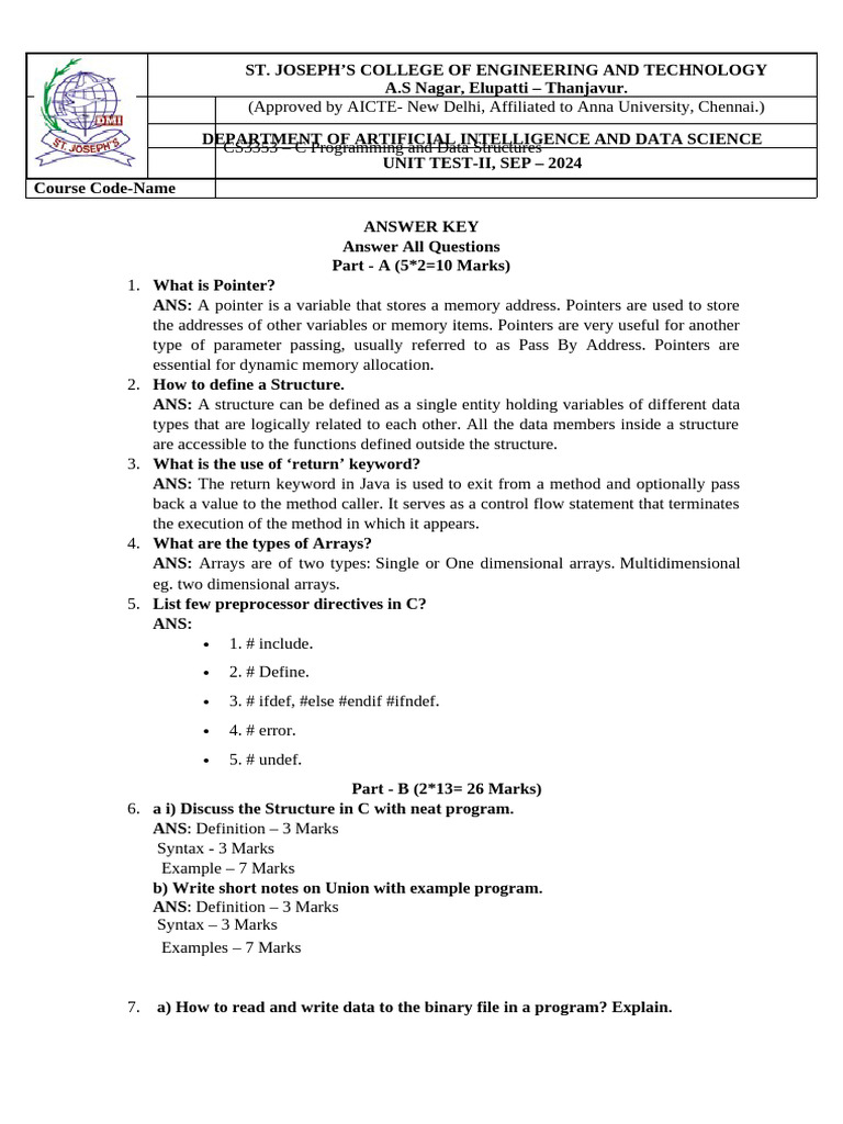 Ut2 s a pdf pointer computer programming variable computer