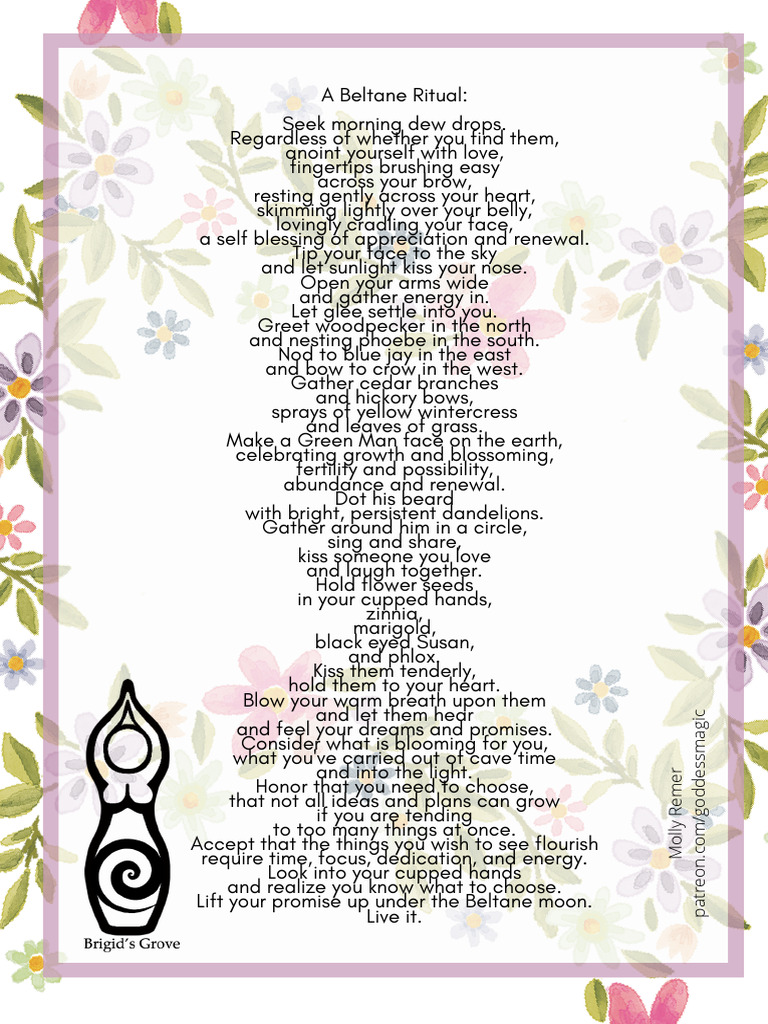 Beltane-ritual-poem | PDF