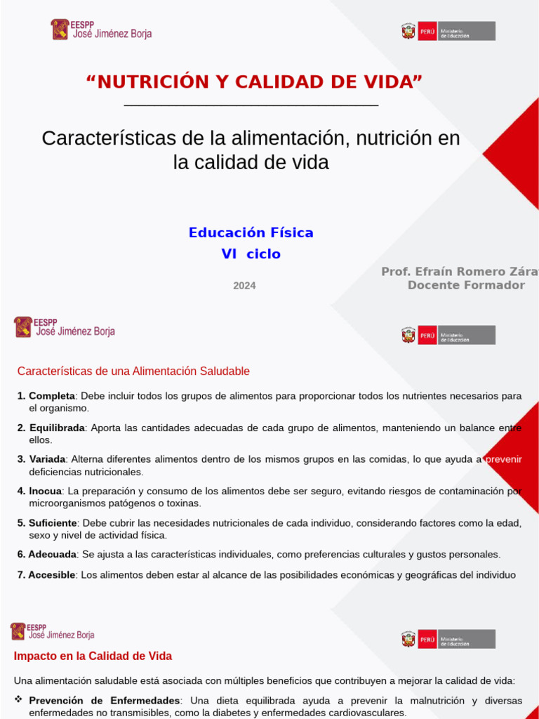 Nutrición y Calidad de Vida Saludable | PDF | Nutrición | Dieta y nutrición