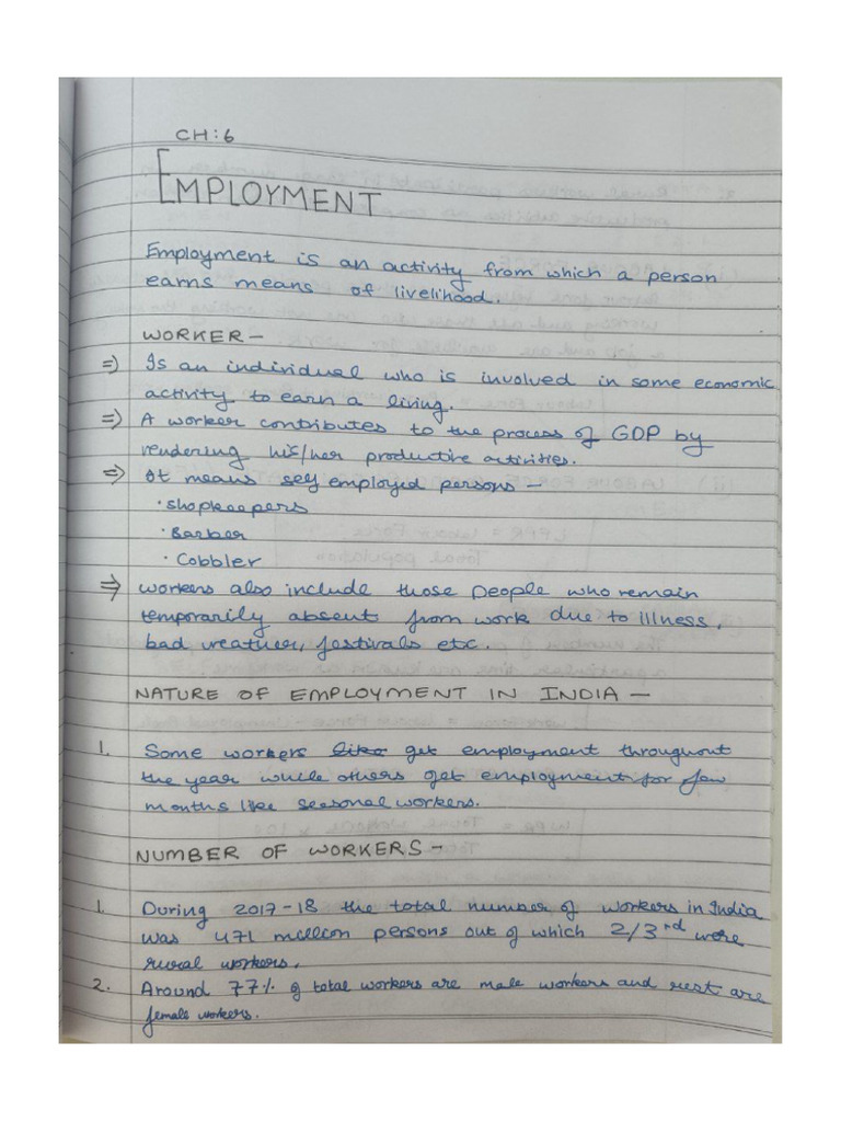 Employment | PDF