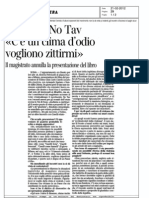 Caselli e I No Tav - C'è Un Clima D'odio, Vogliono Zittirmi