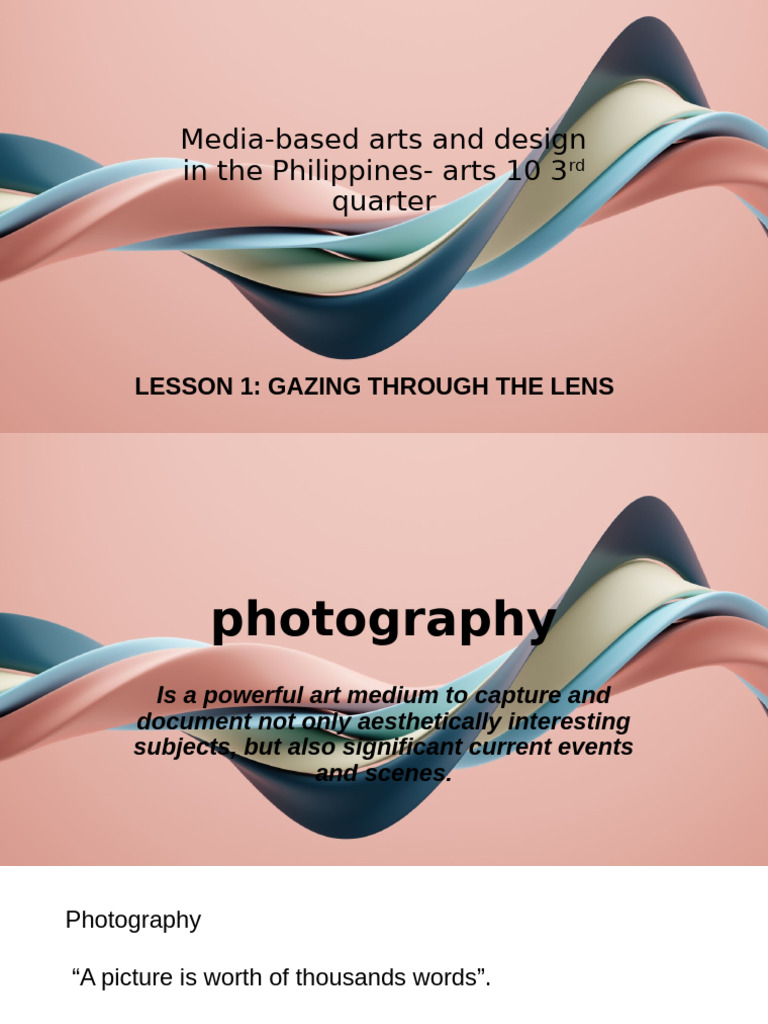 Media-Based Arts and Design in The Philippines - Arts Q3 ARTS | PDF