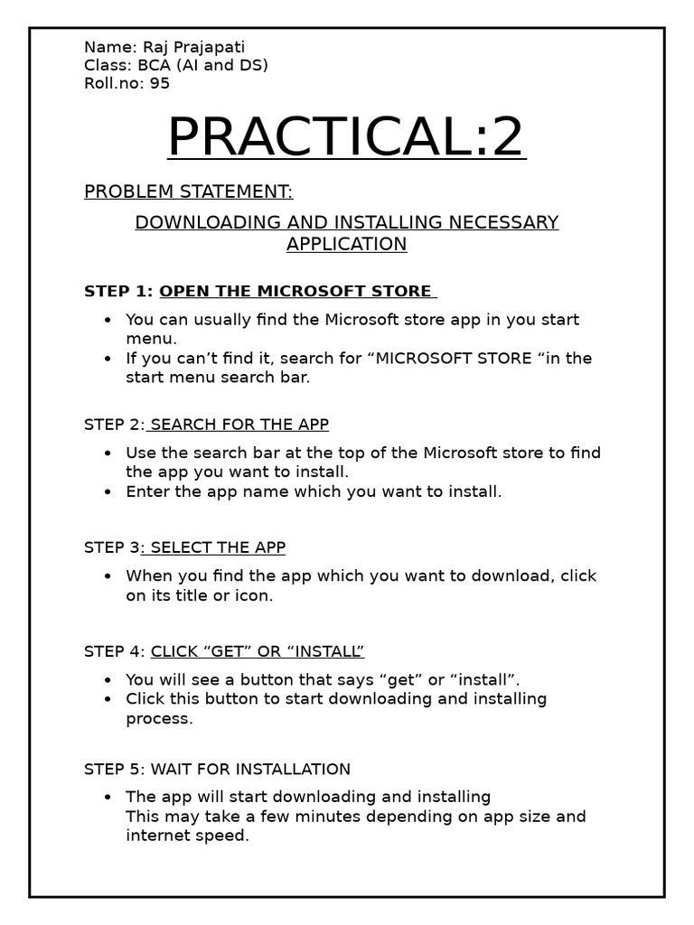 Install and Uninstall Apps Guide | PDF
