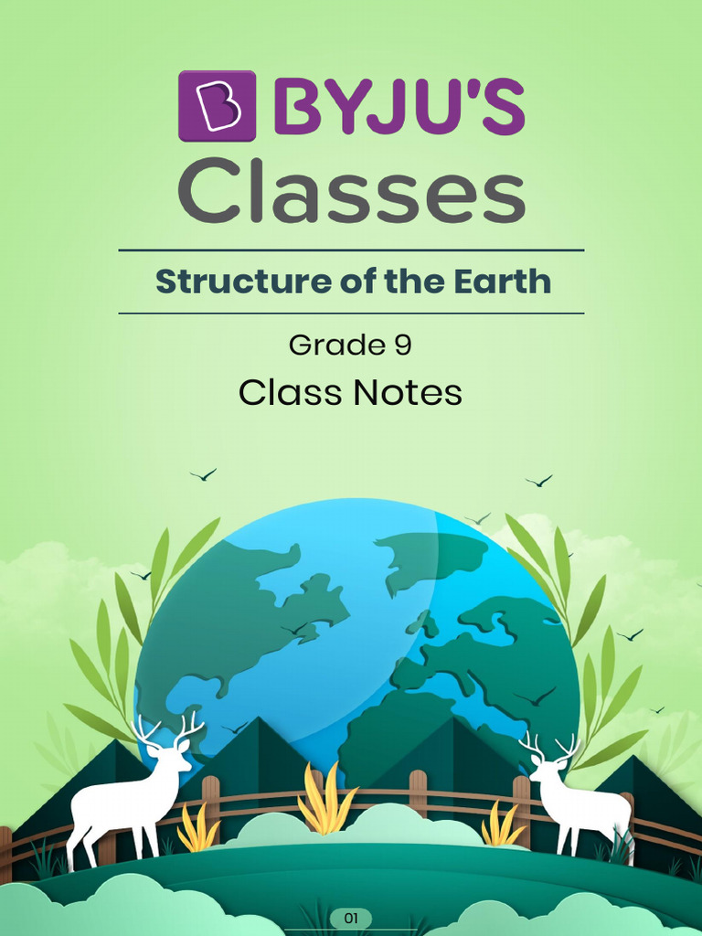 Grade 9 Earth Structure Class Notes | PDF | Weathering | Rock (Geology)