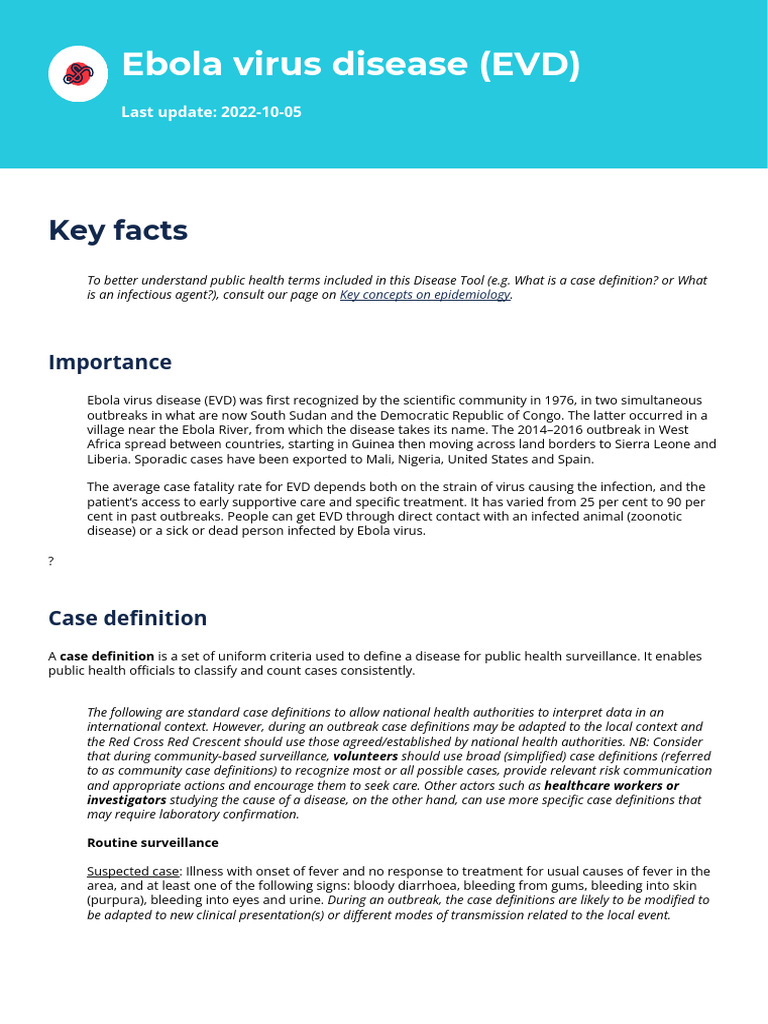 Understanding Ebola Virus Disease (EVD) | PDF | Infection | Vaccines