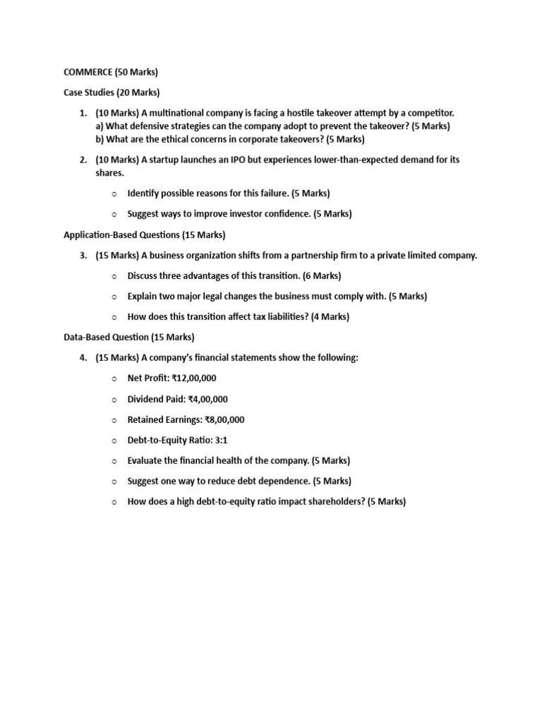 Commerce | PDF