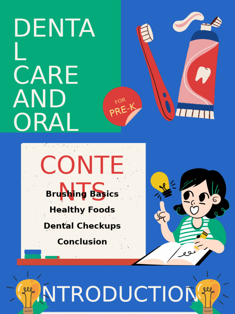 Dental Care Basics for Kids | PDF | Health Care | Health Sciences