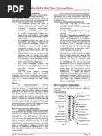 Embedded & Real Time Systems Notes: by Mr. Suman Kalyan Oduri