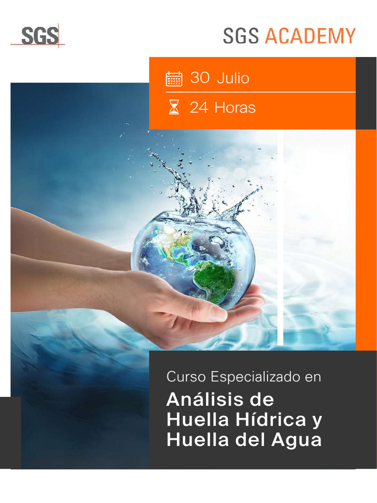 Curso Especializado en Análisis de Huella Hídrica y Huella Del Agua ...