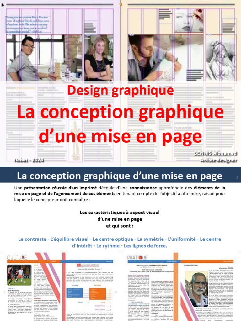 Conception graphique de mise en page | PDF | Mise en page | Graphisme