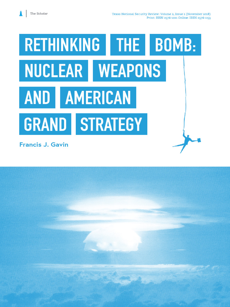 Rethinking The Nuclear Bomb | PDF | Deterrence Theory | Crime & Violence